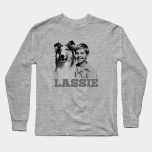 Lassie - 1954- 50s Kids Tv Show Long Sleeve T-Shirt